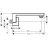 Hansgrohe AXOR EDGE Diamond Cut kádtöltő, króm 46411000