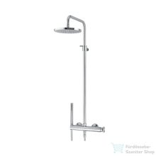  Bugnatese MILLENOVECINQUANTA zuhanyrendszer, 20 cm-es esőztetővel, zuhanyszettel, fényes króm 4642CCR