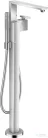 Hansgrohe AXOR EDGE Diamond Cut szabadonálló kádtöltő csaptelep zuhanyszettel, króm 46441000