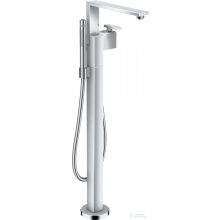  Hansgrohe AXOR EDGE Diamond Cut szabadonálló kádtöltő csaptelep zuhanyszettel, króm 46441000