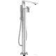 Hansgrohe AXOR EDGE Diamond Cut szabadonálló kádtöltő csaptelep zuhanyszettel, króm 46441000