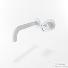   Bugnatese MILLENOVECINQUANTA falsík alatti mosdó csaptelep 19 cm-es kifolyóval,click-clack leeresztővel,belső egységgel,matt fehér 4645SCBI