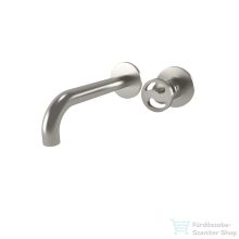   Bugnatese MILLENOVECINQUANTA falsík alatti mosdó csaptelep 19 cm-es kifolyóval,click-clack leeresztővel,belső egységgel,szálcsiszolt nikkel 4645SCNS