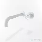 Bugnatese MILLENOVECINQUANTA falsík alatti mosdó csaptelep 22 cm-es kifolyóval,click-clack leeresztővel,belső egységgel,matt fehér 4646SCBI