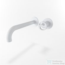   Bugnatese MILLENOVECINQUANTA falsík alatti mosdó csaptelep 22 cm-es kifolyóval,click-clack leeresztővel,belső egységgel,matt fehér 4646SCBI