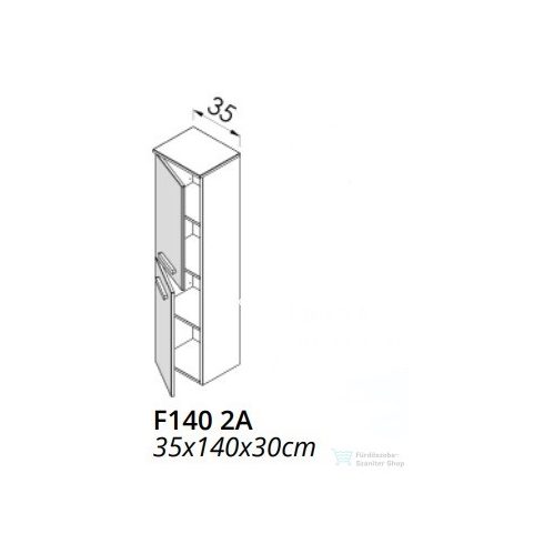 TBoss Ohana 140 2A kiegészítő szekrény, balos nyitással 46523060129