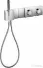 Hansgrohe AXOR EDGE Select Diamond Cut 2 utas termosztátos falsík alatti kád /zuhany csaptelep zuhanyszettel, króm 46701000