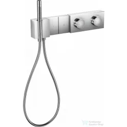   Hansgrohe AXOR EDGE Select Diamond Cut 2 utas termosztátos falsík alatti kád /zuhany csaptelep zuhanyszettel, króm 46701000