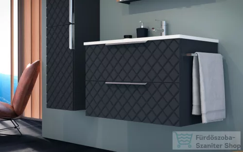 TBoss Quarto 80 alsószekrény két fiókos, mosdóval,  46723240938