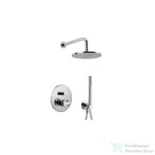   Bugnatese MILLENOVECINQUANTA falsík alatti zuhanyrendszer 22,5 cm-es esőztetővel,belső egységgel,zuhanyszettel,króm 4674CR