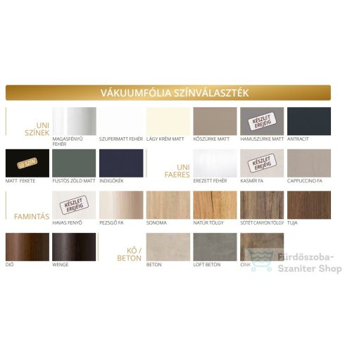 TBoss Quarto F80 1 ajtós kiegészítő szekrény 46923012100