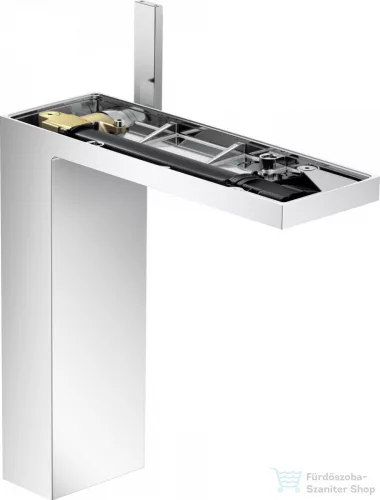 Hansgrohe AXOR MYEDITION 230 magasított mosdócsaptelep fedőlap nélkül,klik-klak leeresztővel, króm 47022000