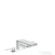 Hansgrohe AXOR MyEdition 3-lyukú mosdó csaptelep 70, leeresztő nélkül, króm 47050000