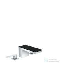   Hansgrohe AXOR MyEdition 3-lyukú mosdó csaptelep 70, leeresztő nélkül, fekete/króm 47050600