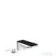 Hansgrohe AXOR MyEdition 3-lyukú mosdó csaptelep 70, leeresztő nélkül, fekete/króm 47050600