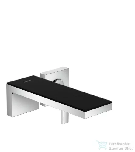 Hansgrohe AXOR MyEdition 2-lyukú falsík alatti mosdó csaptelep, leeresztő nélkül, króm/fekete 47060600