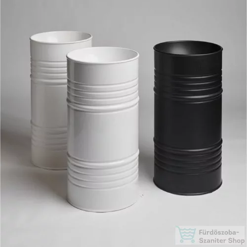 Sapho KERASAN BARREL álló mosdó, 45x90cm, matt fekete (474331)