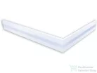 Sapho POLYSAN KARIA/VARESA 120x70 sarok előlap, bal/fehér 47812L