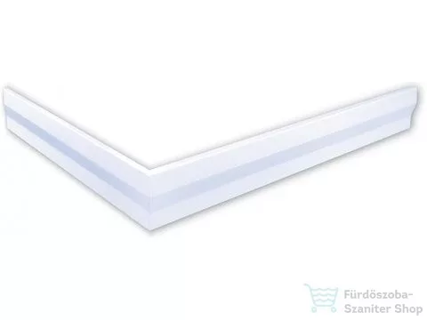 Sapho POLYSAN KARIA/VARESA 120x70 sarok előlap, jobb/fehér 47812R