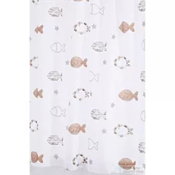 Sapho FISHES zuhanyfüggöny 180x200cm, polyester 47819