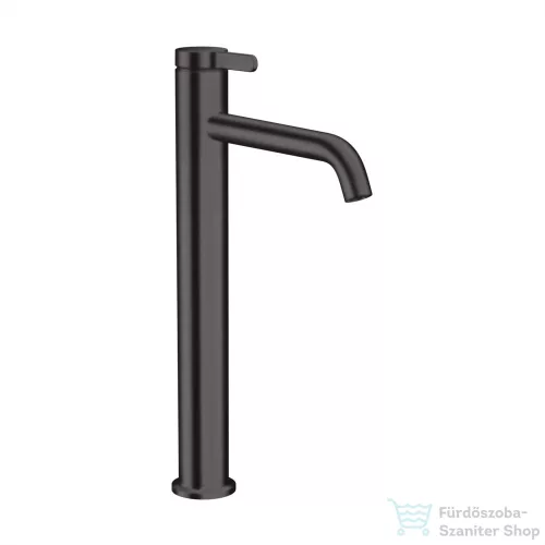 Hansgrohe AXOR ONE 260 magasított mosdócsaptelep nem zárható leeresztővel,szálcsiszolt fekete króm 48002340