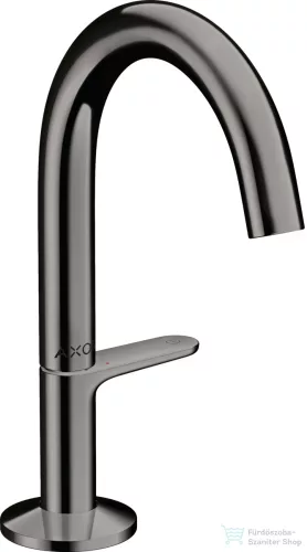 Hansgrohe AXOR ONE Select 140 mosdó csaptelep, klik-klak leeresztővel,polírozott fekete króm 48010330