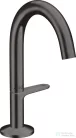 Hansgrohe AXOR ONE Select 140 mosdó csaptelep, klik-klak leeresztővel,szálcsiszolt fekete króm 48010340