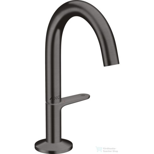 Hansgrohe AXOR ONE Select 140 mosdó csaptelep, klik-klak leeresztővel,szálcsiszolt fekete króm 48010340