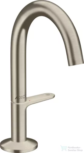 Hansgrohe AXOR ONE Select 140 mosdó csaptelep, klik-klak leeresztővel,szálcsiszolt nikkel 48010820