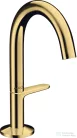Hansgrohe AXOR ONE Select 140 mosdó csaptelep, klik-klak leeresztővel,polírozott arany hatású 48010990