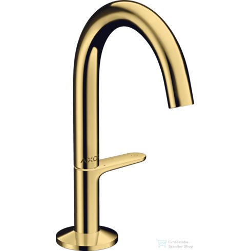 Hansgrohe AXOR ONE Select 140 mosdó csaptelep, klik-klak leeresztővel,polírozott arany hatású 48010990