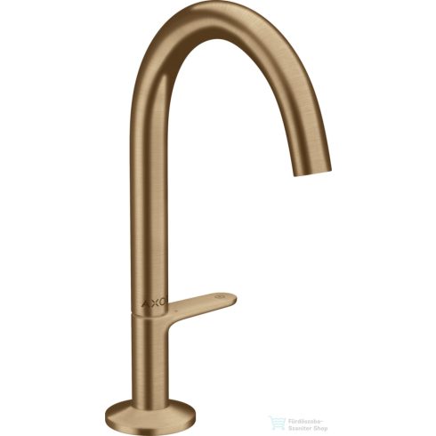 Hansgrohe AXOR ONE Select 170 mosdó csaptelep, klik-klak leeresztővel,csiszolt bronz 48020140