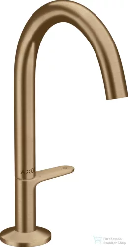 Hansgrohe AXOR ONE Select 170 mosdó csaptelep, klik-klak leeresztővel,csiszolt bronz 48020140