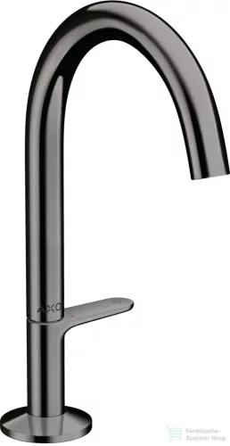 Hansgrohe AXOR ONE Select 170 mosdó csaptelep, klik-klak leeresztővel,polírozott fekete króm 48020330