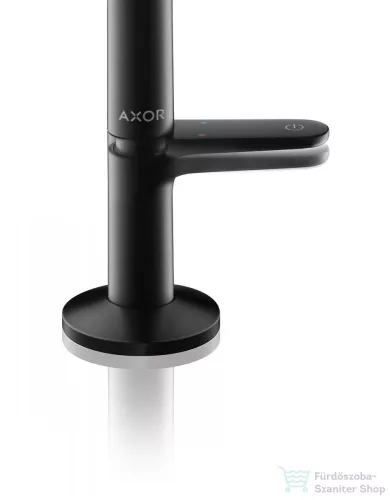 Hansgrohe AXOR ONE Select 170 mosdó csaptelep, klik-klak leeresztővel, matt fekete 48020670