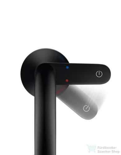 Hansgrohe AXOR ONE Select 170 mosdó csaptelep, klik-klak leeresztővel, matt fekete 48020670