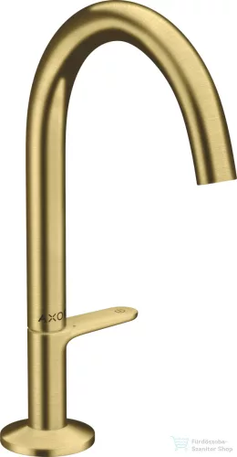 Hansgrohe AXOR ONE Select 170 mosdó csaptelep, klik-klak leeresztővel,csiszolt sárgaréz hatású 48020950