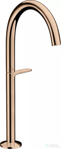 Hansgrohe AXOR ONE Select 260 magasított mosdócsaptelep klik-klak leeresztővel, polírozott vörös arany hatású 48030300