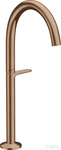Hansgrohe AXOR ONE Select 260 magasított mosdócsaptelep klik-klak leeresztővel, szálcsiszolt vörös arany hatású 48030310