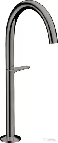 Hansgrohe AXOR ONE Select 260 magasított mosdócsaptelep klik-klak leeresztővel, polírozott fekete króm 48030330