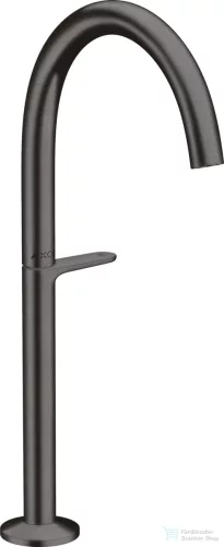 Hansgrohe AXOR ONE Select 260 magasított mosdócsaptelep klik-klak leeresztővel,szálcsiszolt fekete króm 48030340