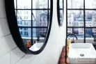 Hansgrohe AXOR ONE Select 260 magasított mosdócsaptelep klik-klak leeresztővel, matt fekete 48030670