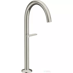   Hansgrohe AXOR ONE Select 260 magasított mosdócsaptelep klik-klak leeresztővel, rozsdamentes acél hatású 48030800