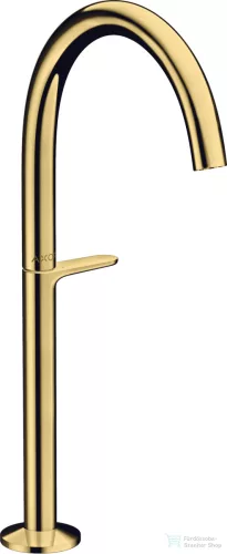 Hansgrohe AXOR ONE Select 260 magasított mosdócsaptelep klik-klak leeresztővel,Polírozott arany hatású 48030990