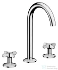 Hansgrohe AXOR ONE 170 3 üléses mosdó csaptelep,klik-klak leeresztővel, króm 48040000