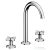 Hansgrohe AXOR ONE 170 3 üléses mosdó csaptelep,klik-klak leeresztővel, króm 48040000