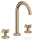 Hansgrohe AXOR ONE 170 3 üléses mosdó csaptelep,klik-klak leeresztővel,szálcsiszolt bronz 48040140