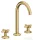 Hansgrohe AXOR ONE 170 3 üléses mosdó csaptelep,klik-klak leeresztővel, szálcsiszolt arany hatású 48040250