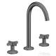 Hansgrohe AXOR ONE 170 3 üléses mosdó csaptelep,klik-klak leeresztővel, szálcsiszolt fekete króm 48040340