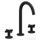 Hansgrohe AXOR ONE 170 3 üléses mosdó csaptelep,klik-klak leeresztővel, matt fekete 48040670